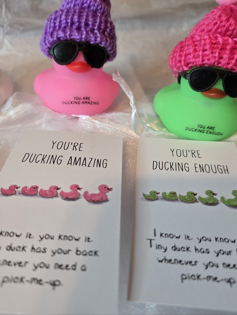 You Are Ducking Inspirational Rubber Duck -5 Sets Of 5 Pc New! - Picture 5 of 6